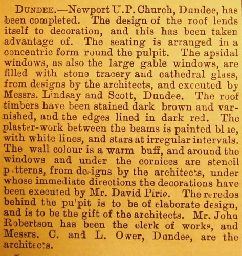© All rights reserved. Building News 26 May 1882, p648.  Courtesy of Robert Hill.